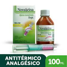 Novalgina Solução Oral Infantil Sabor Framboesa 50mg 100ml
