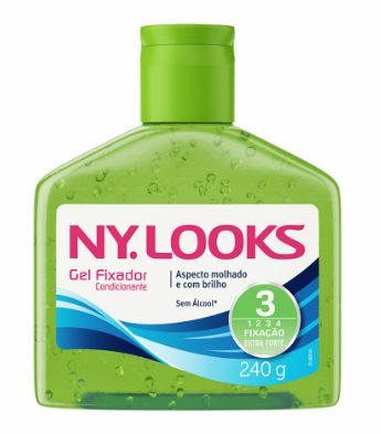 NY Looks Gel 3 Extra Forte Verde 240 g