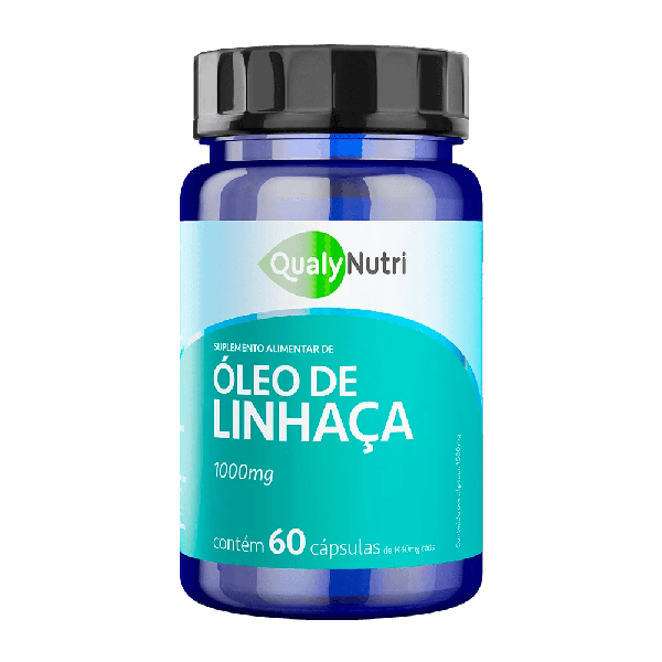 OLEO DE LINHACA 1000MG CX 60CAPS QUALYNUTRI