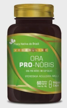 Ora Pro-Nobis 500mg 60 Cápsulas Flora Nativa