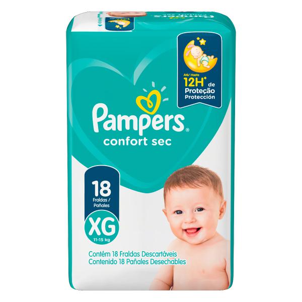 Fralda Pampers Confort Sec 18 Unidades