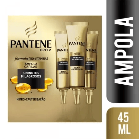 Pantene Ampola Hidrocauterizaçao 3 Unidades