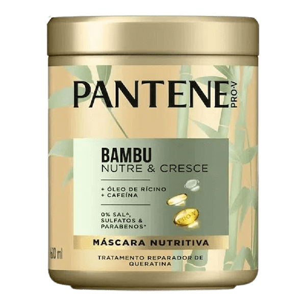 Máscara Pantene Bambu Nutre & Cresce 600ml