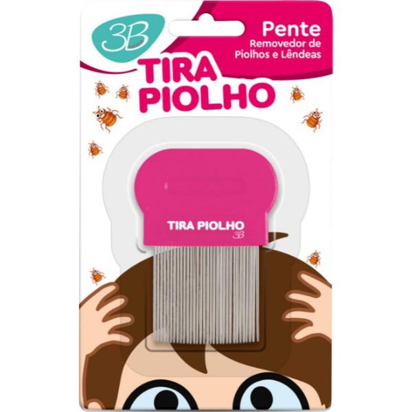 Pente Fino Piolhos e Lêndeas Rosa - 3B