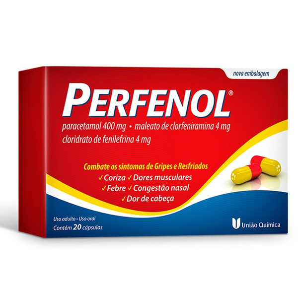 Perfenol Com 20 Cápsulas União Química