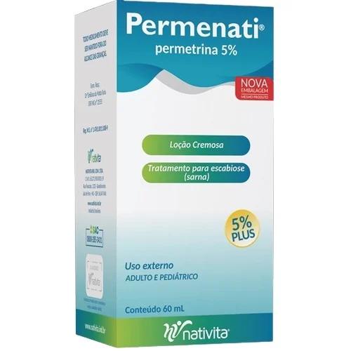 Permenati 5% Loção Cremosa 60ml