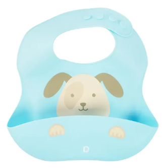PIMPOLHO BABADOR DE SILICONE MASC AZUL/CACHORRO