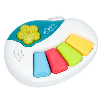 PIMPOLHO TECLADO MUSICAL PARA BEBE VERDE/BRANCO