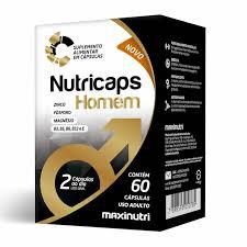 Polivitamínico Nutricaps Homem Maxinutri 60 Cápsulas