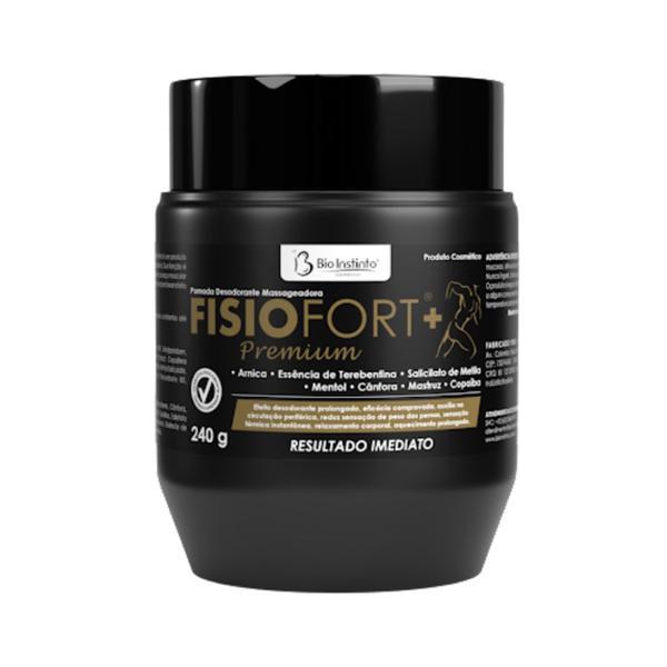 Pomada Massageadora Fisiofort Premium Bio Instinto 240G
