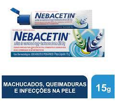 Pomada Nebacetin 15g - Queimadura E Ferimentos