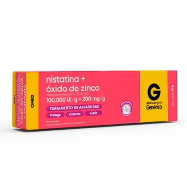 Pomada para Assadura Nistatina + Oxido De Zinco Pomada 60g Cimed
