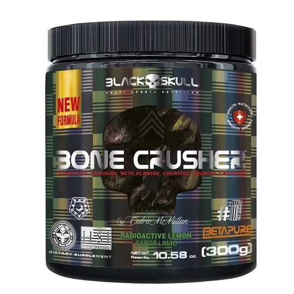 Pré-treino Black Skull Bone Crusher Radioactive Lemon 300g