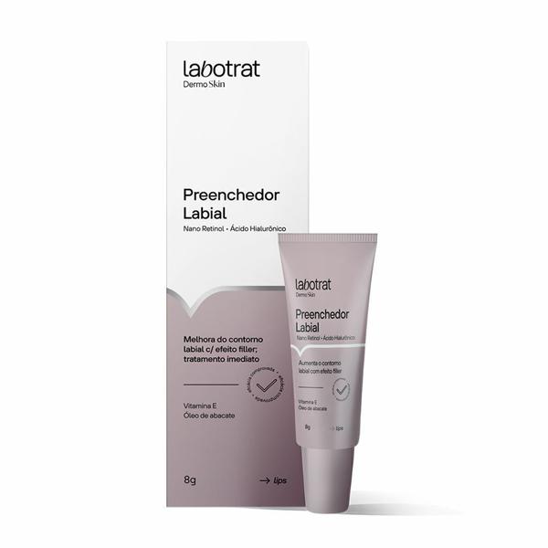 Preenchedor Labial Labotrat Dermo Skin Efeito Filler Lábio Hidratado Volumoso e Saudável 8g