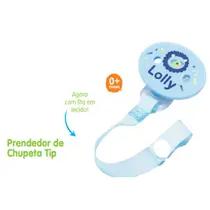 Prendedor de Chupeta Lolly Nenny Azul - 0+ meses