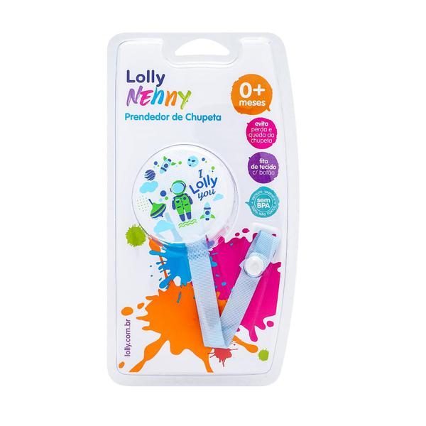 Prendedor De Chupeta Lolly Nenny Zoo Azul Ref. 7073