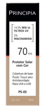 PRINCIPIA PS-05 PROTETOR SOLAR MIX DE FILTROS FPS70 COR 30 30M