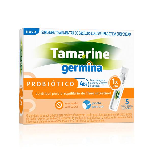 Probiótico 4bi Tamarine Germina 5 Frascos De 5ml