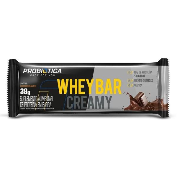 PROBIOTICA BARRA WHEY BAR CREAMY CHOCO 38G