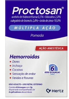 PROCTOSAN POM 6X3 C/6 MINI BISNAGAS HERTZ