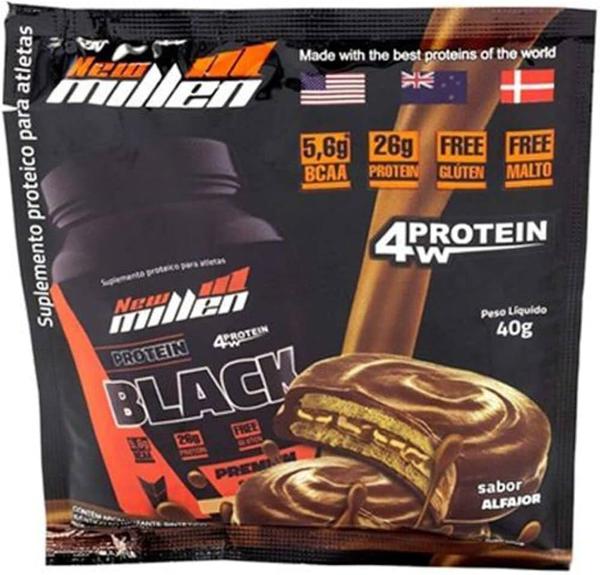 Protein Black 4W - 1 Sachê Alfajor - New Millen