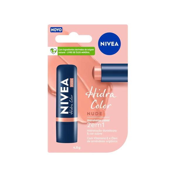 Protetor Labial Nivea Color Nude 4,8g
