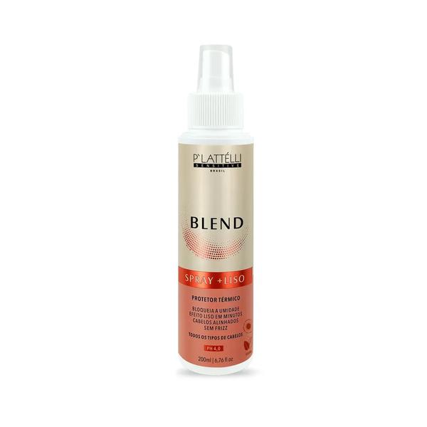 Protetor térmico Blend Plattelli Spray + Liso 200ml