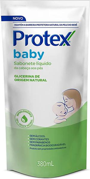 Sabonete Líquido Glicerina Baby Refil 380ml Protex