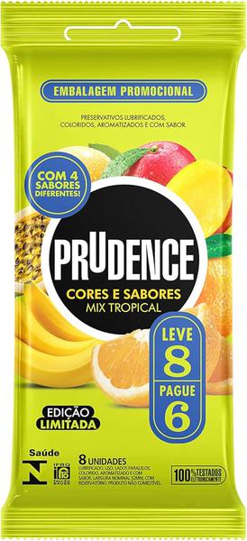 Preservativo Mix Tropical Prudence  LV6PG4 Unidades