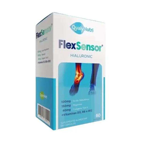 Qualynutri Flex Sensor Hialuronic 500mg com 60 Cápsulas