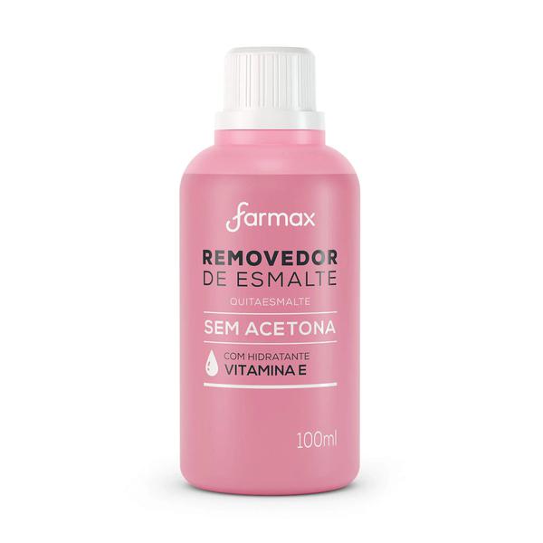 REMOVEDOR DE ESMALTE S/ ACETONA FARMAX 80ML