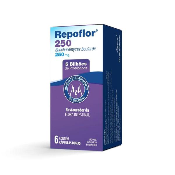 Repoflor 250mg 6 Cápsulas