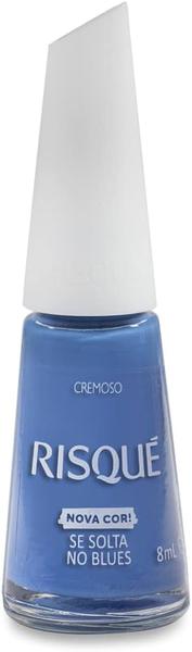 Esmalte Risque Cremoso Se Solta no Blues 8ml