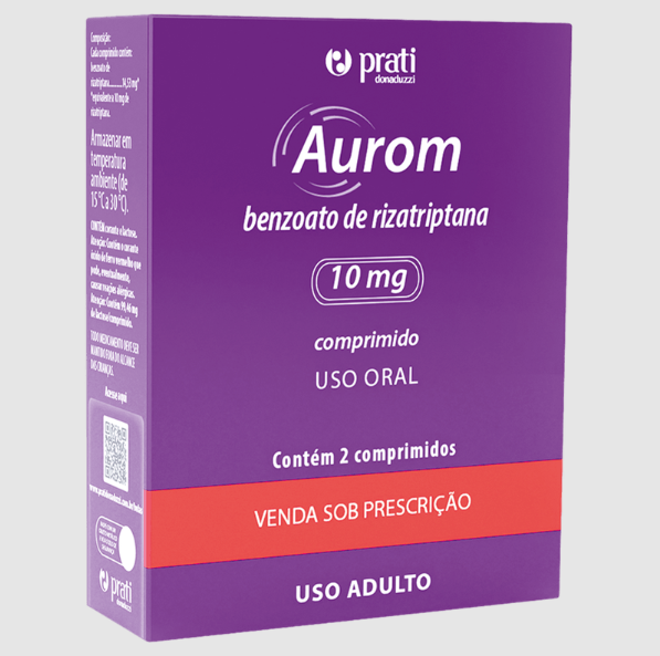 RIZATRIPTANA (AUROM) 10MG CX 2CP