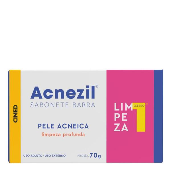 Sabonete em Barra Acnezil Limpeza Profunda Pele Acneica 70g
