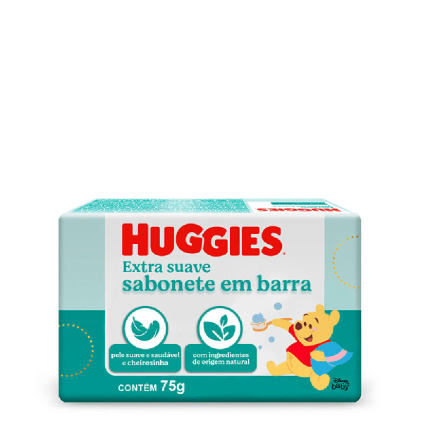 Sabonete em Barra Infantil Huggies Extra Suave 75g