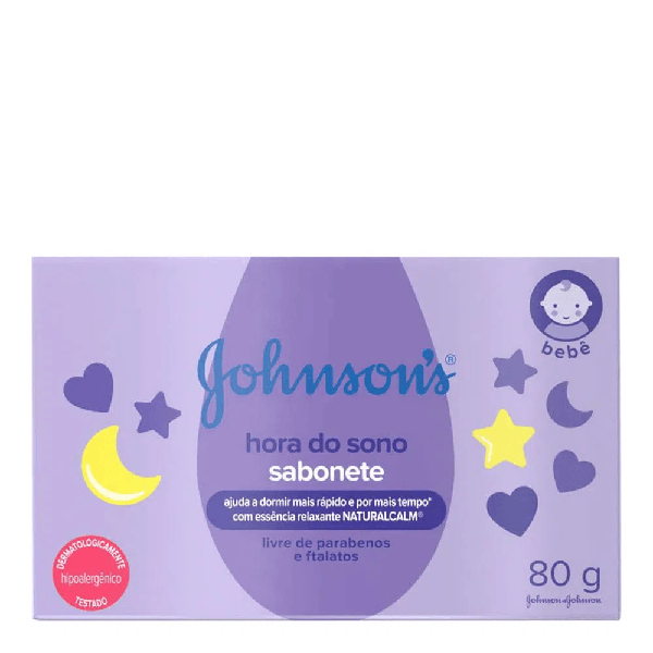 Sabonete em Barra Johnson's Baby Hora do Sono 80g