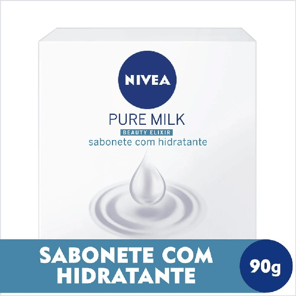 Sabonete em Barra Nívea Pure Milk Fresh 90g