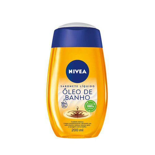 Sabonete Líquido Corporal Nivea Óleo de Banho 200ml