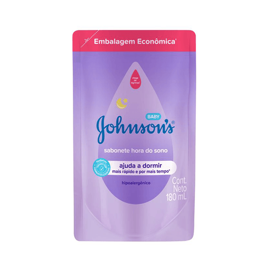 Sabonete Líquido Johnson's Baby Hora do Sono Refil 180ml