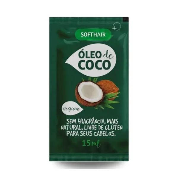 Sachê Óleo de Coco Vegano Soft Hair com 15ml