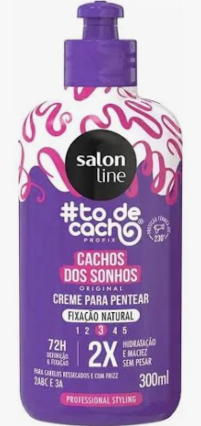 SALON LINE CR PENT CACHOS DOS SONHOS ROXO 300ML
