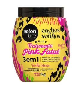 SALON LINE CR TRAT PINK FATAL 1KG