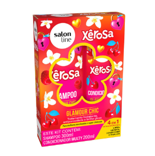 SALON LINE KIT SH+COND XEROSA GLAMOUR 300/200ML