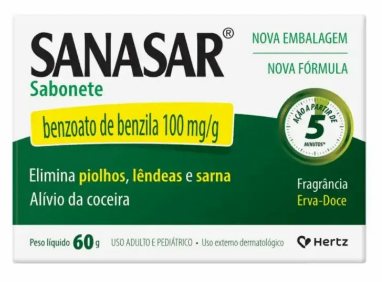 SANASAR SABONETE 100MG/G 60G