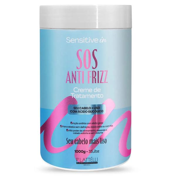 Sensitive In Creme de Tratamento SOS Anti Frizz 1kg