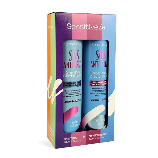 Sensitive In kit Shampoo + Condicionador SOS Anti Frizz 300ml