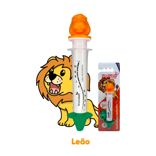 Seringa para Lavagem Nasal Infantil NoseWash Leão 10ml