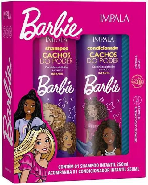 Shampoo+condicionador Impala Barbie 250ml+250ml Cachos Do Poder