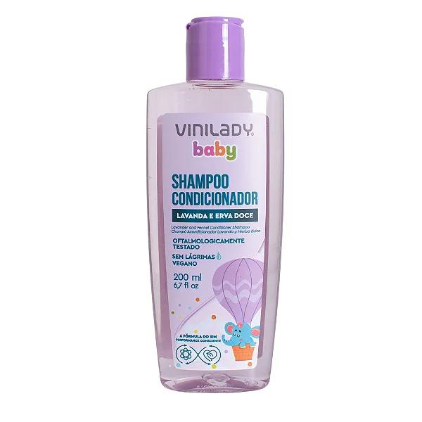 Shampoo e Condicionador Vini Baby Lavanda e Erva Doce 200ml